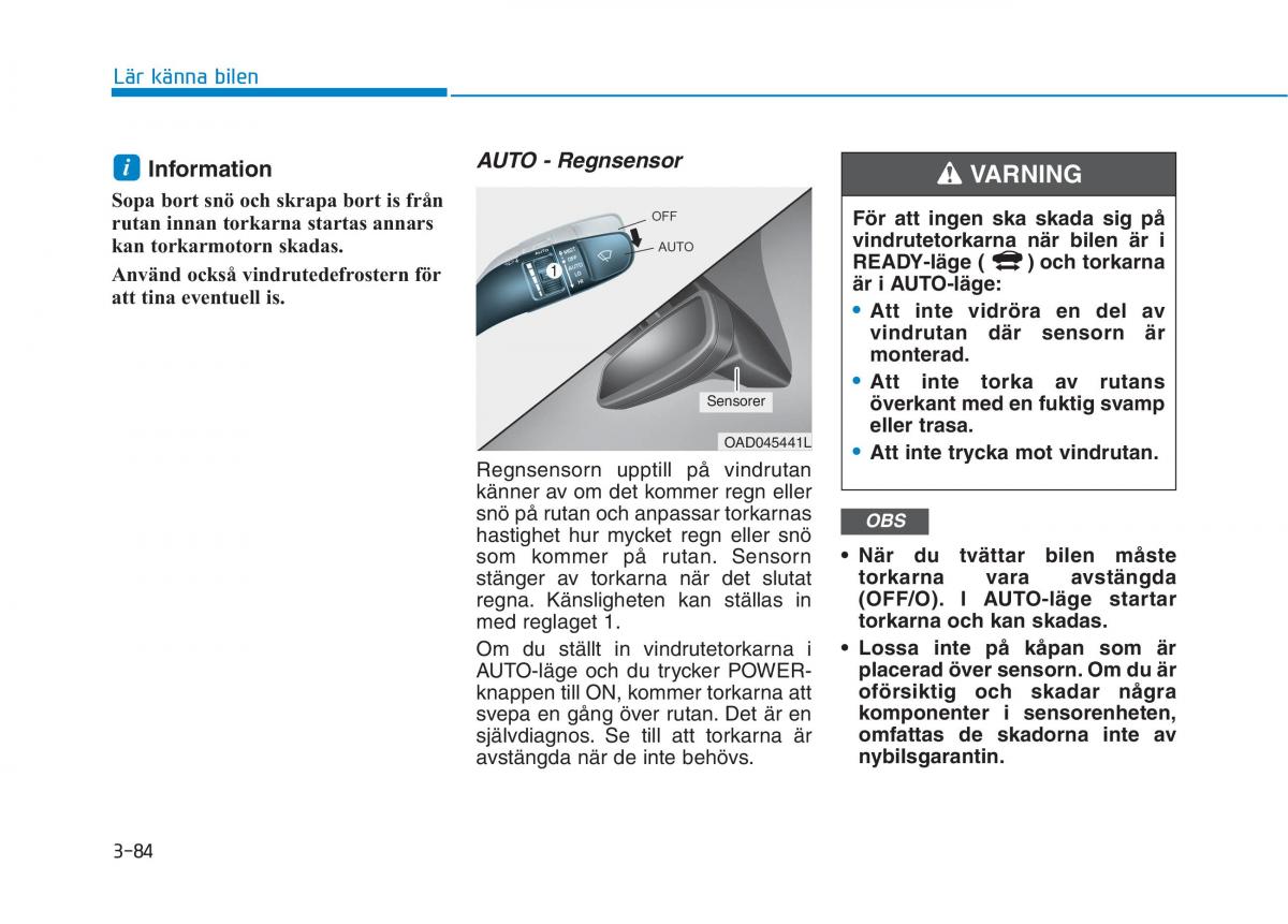 Hyundai Ioniq Electric instruktionsbok / page 208