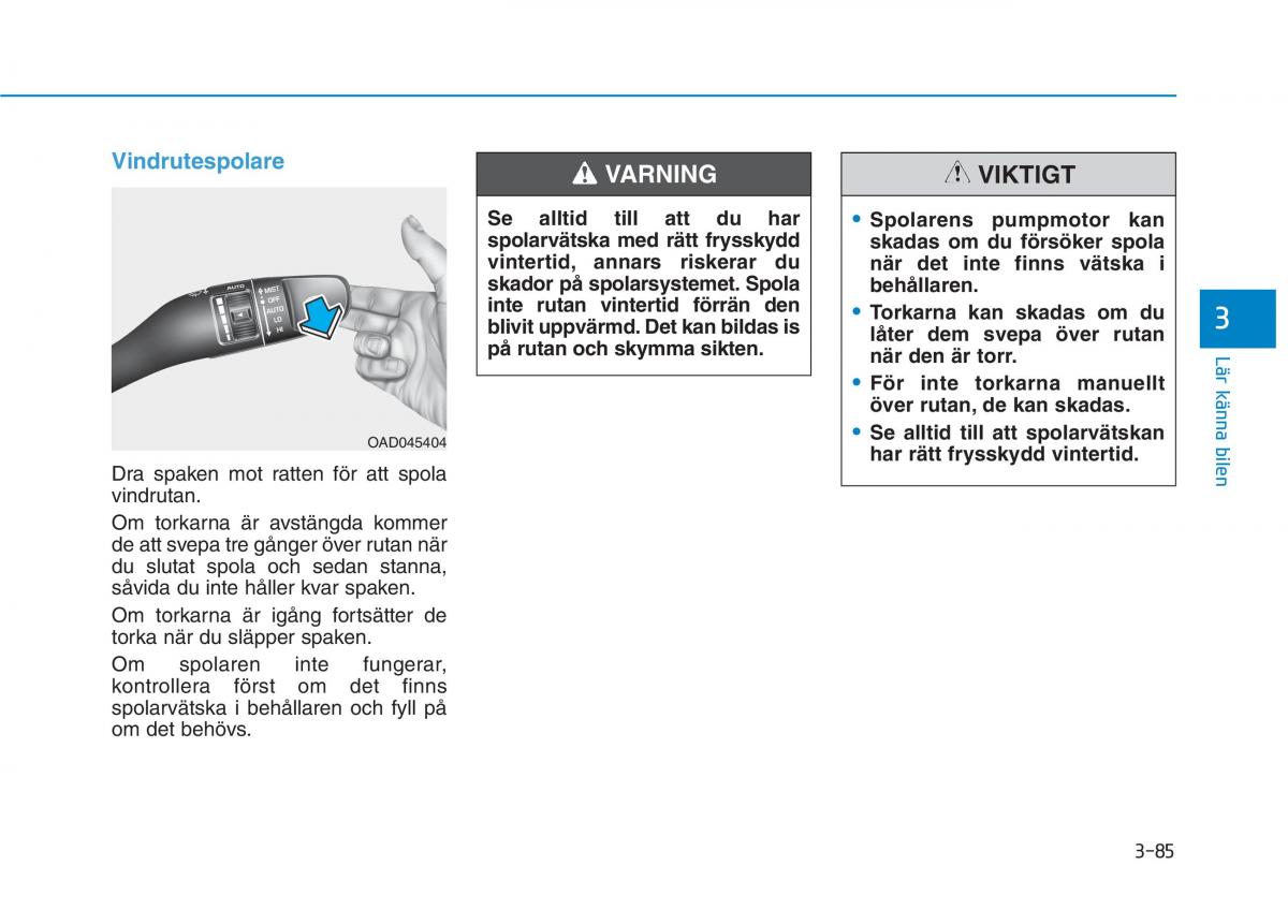 Hyundai Ioniq Electric instruktionsbok / page 209