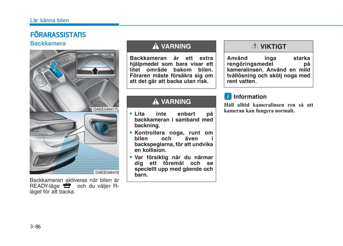 Hyundai Ioniq Electric instruktionsbok / page 210