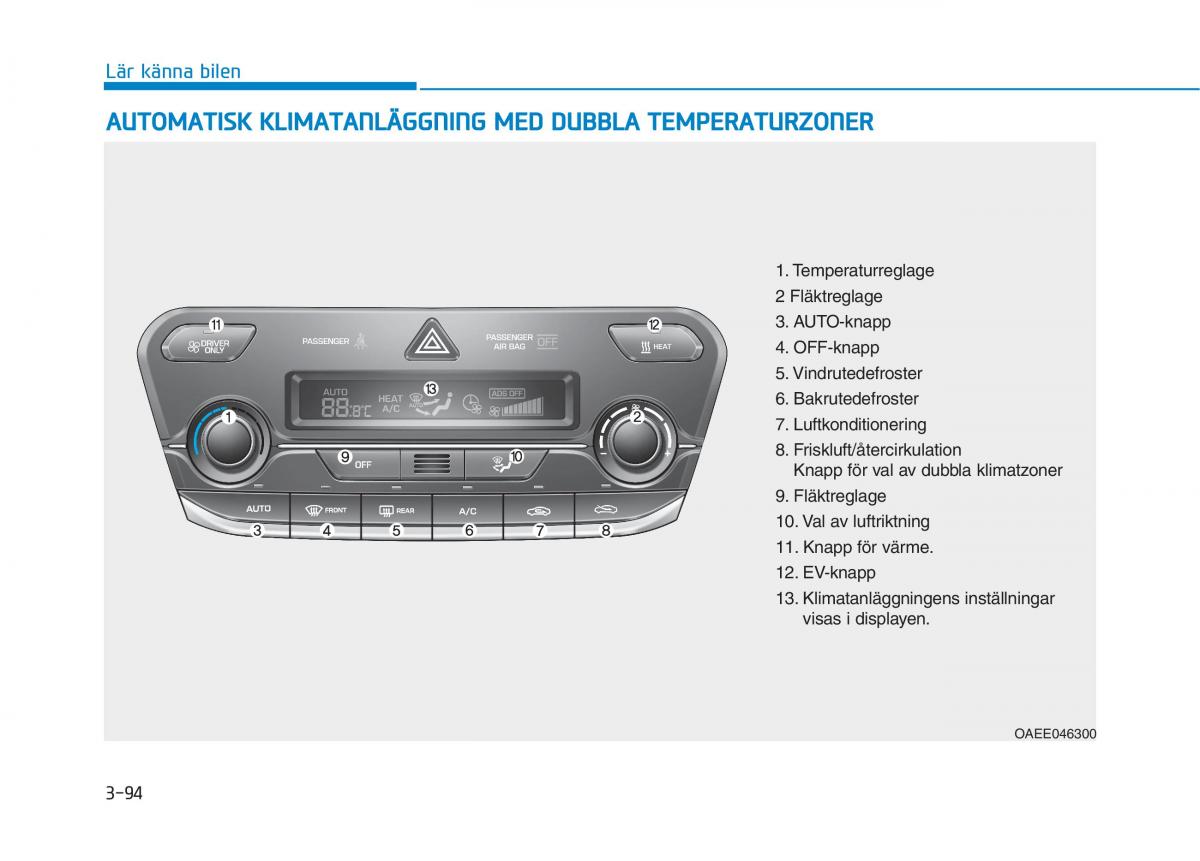 Hyundai Ioniq Electric instruktionsbok / page 218