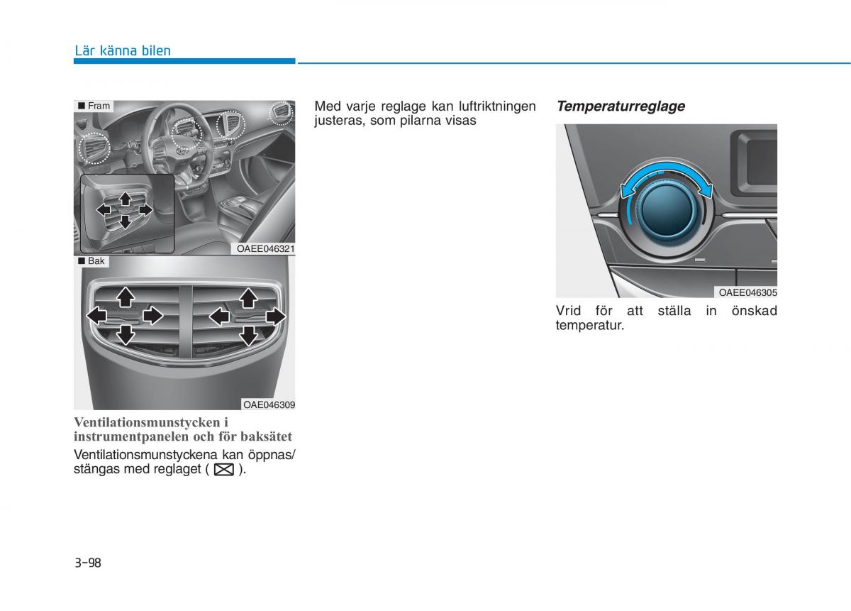 Hyundai Ioniq Electric instruktionsbok / page 222