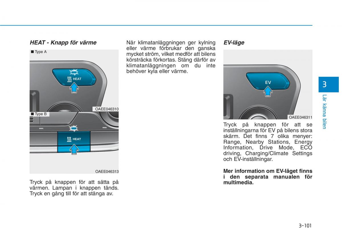 Hyundai Ioniq Electric instruktionsbok / page 225