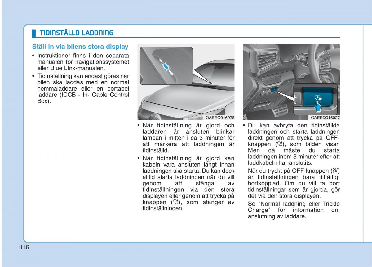 Hyundai Ioniq Electric instruktionsbok / page 23