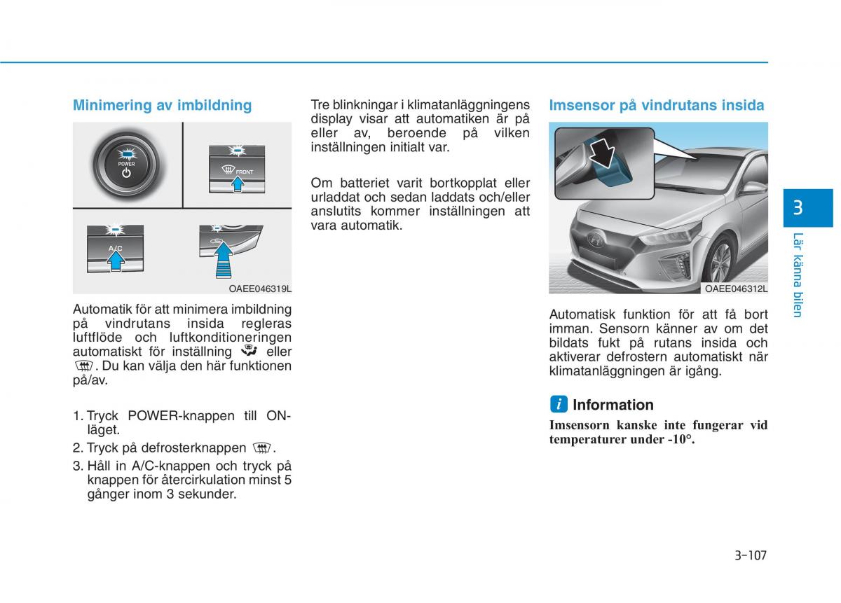 Hyundai Ioniq Electric instruktionsbok / page 231