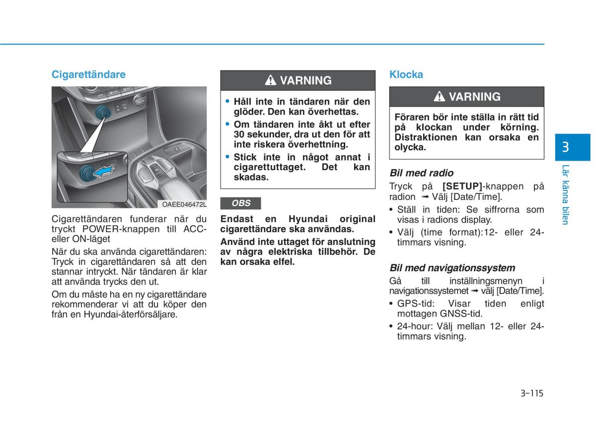 Hyundai Ioniq Electric instruktionsbok / page 239