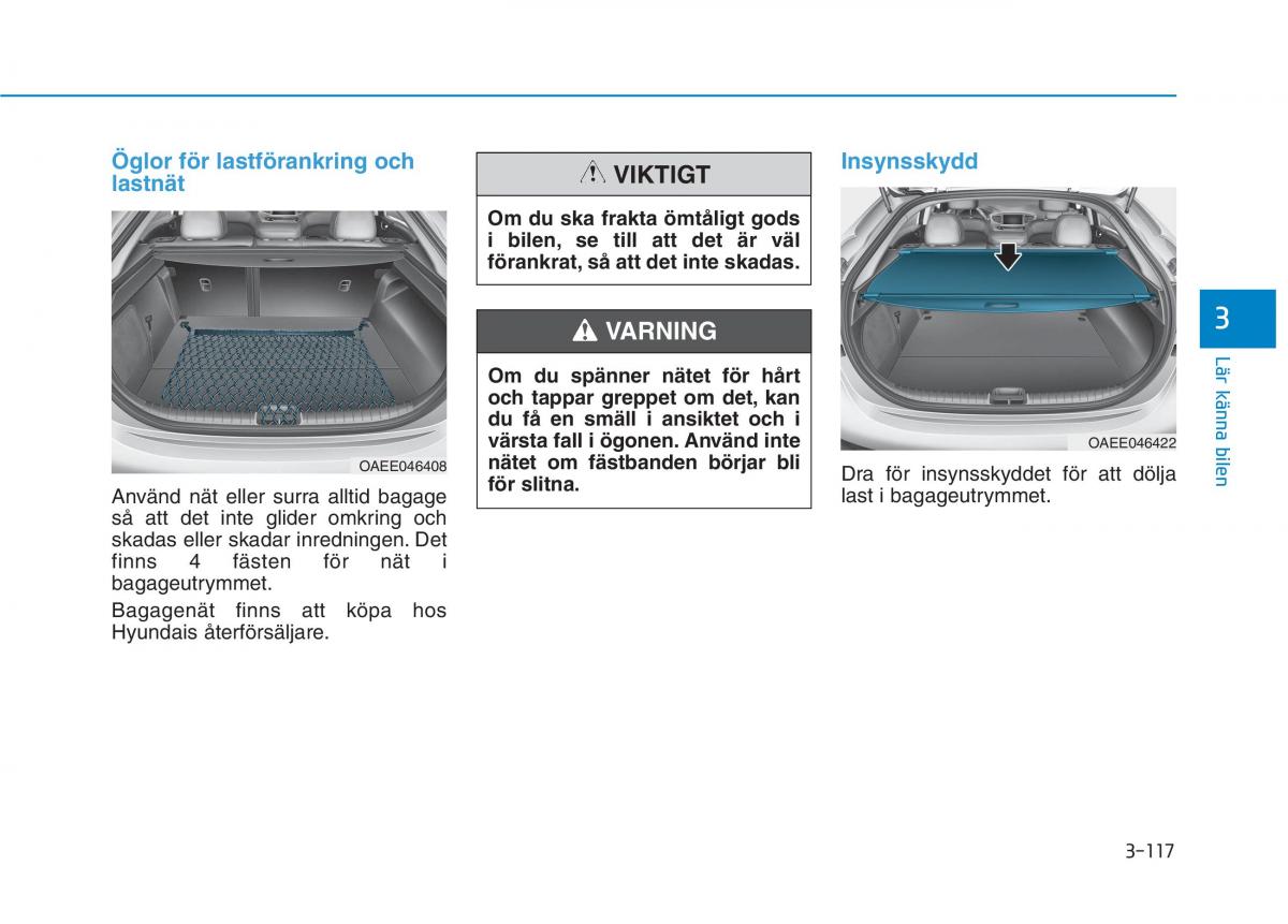 Hyundai Ioniq Electric instruktionsbok / page 241