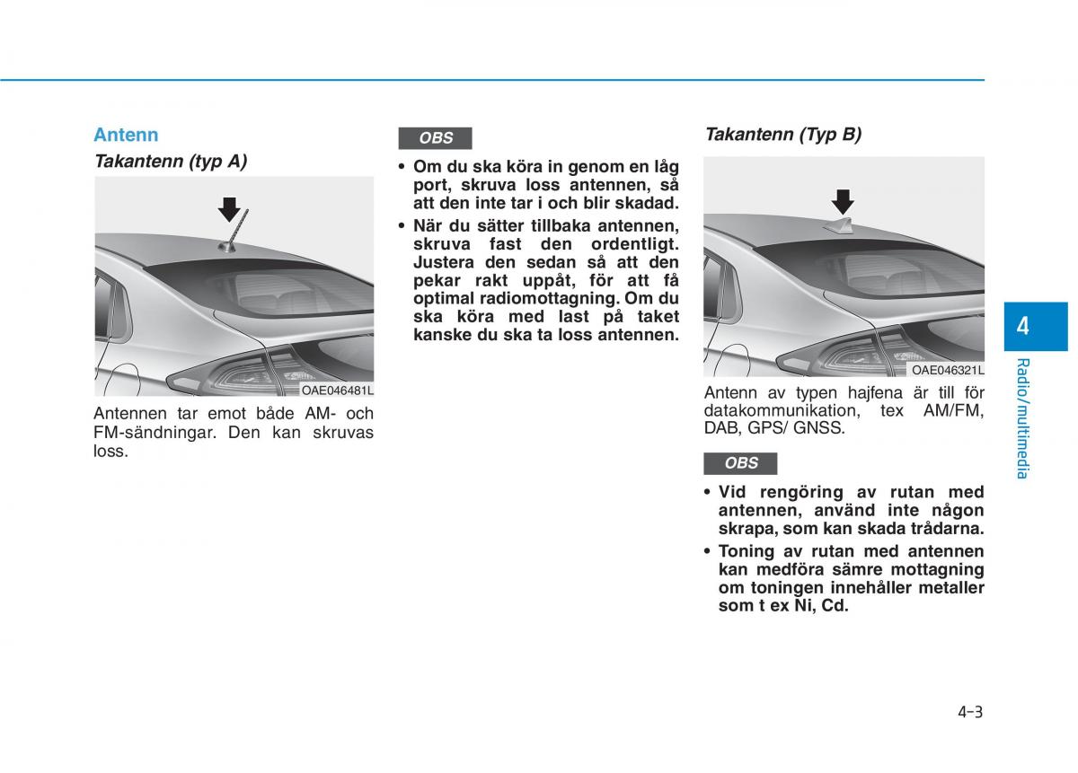 Hyundai Ioniq Electric instruktionsbok / page 246