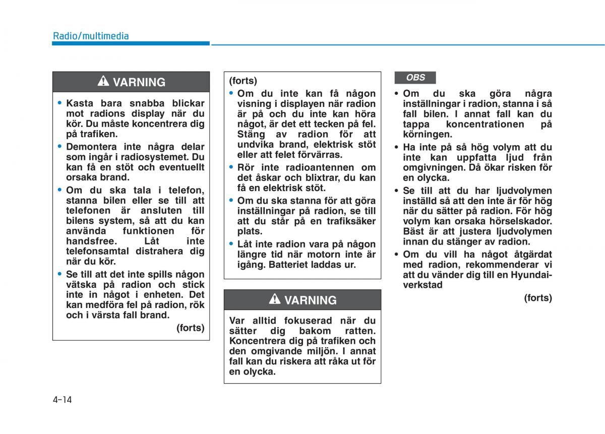 Hyundai Ioniq Electric instruktionsbok / page 257