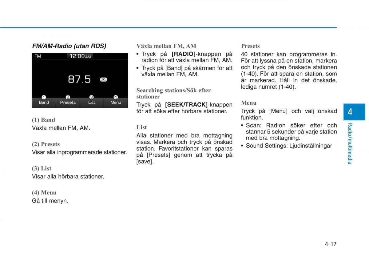 Hyundai Ioniq Electric instruktionsbok / page 260