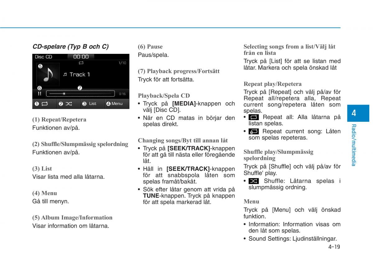 Hyundai Ioniq Electric instruktionsbok / page 262