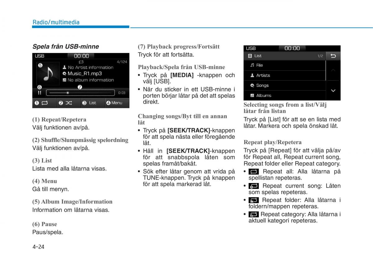 Hyundai Ioniq Electric instruktionsbok / page 267