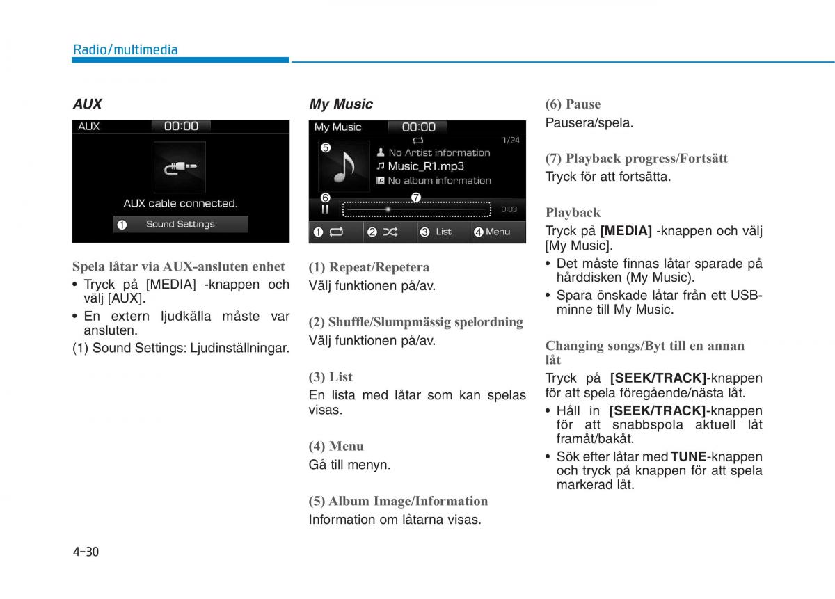 Hyundai Ioniq Electric instruktionsbok / page 273