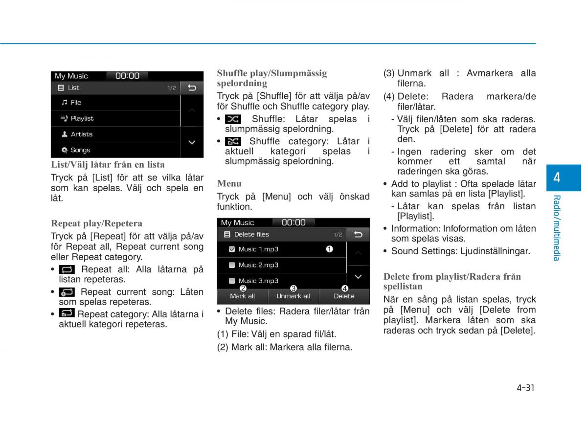 Hyundai Ioniq Electric instruktionsbok / page 274