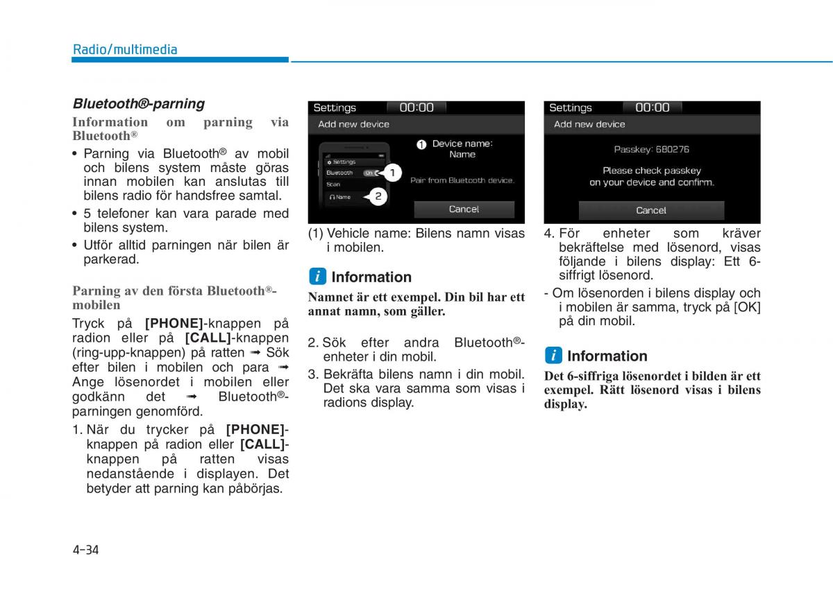 Hyundai Ioniq Electric instruktionsbok / page 277