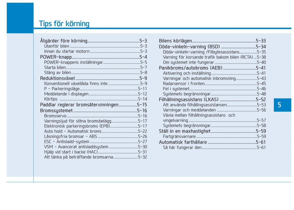 Hyundai Ioniq Electric instruktionsbok / page 286