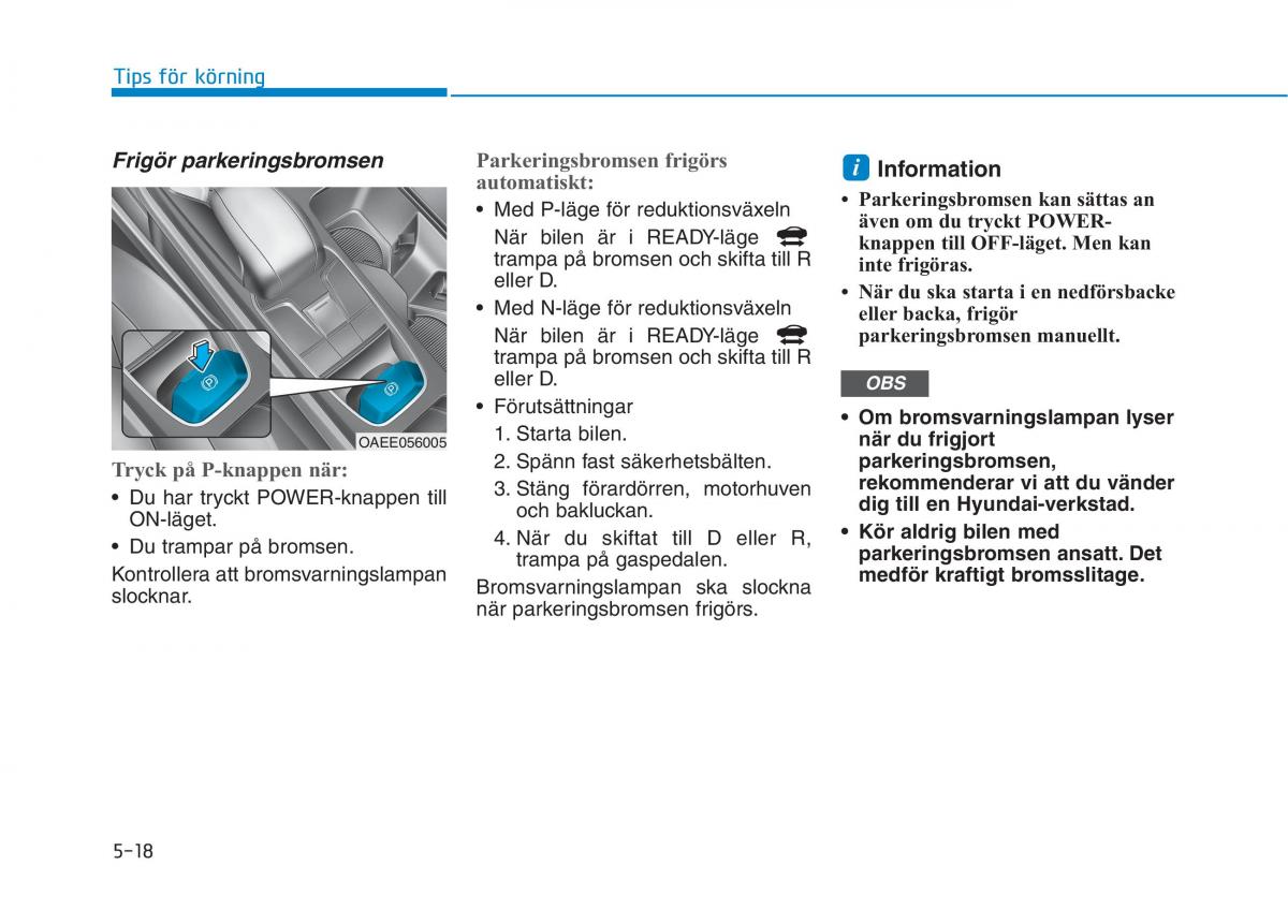 Hyundai Ioniq Electric instruktionsbok / page 303