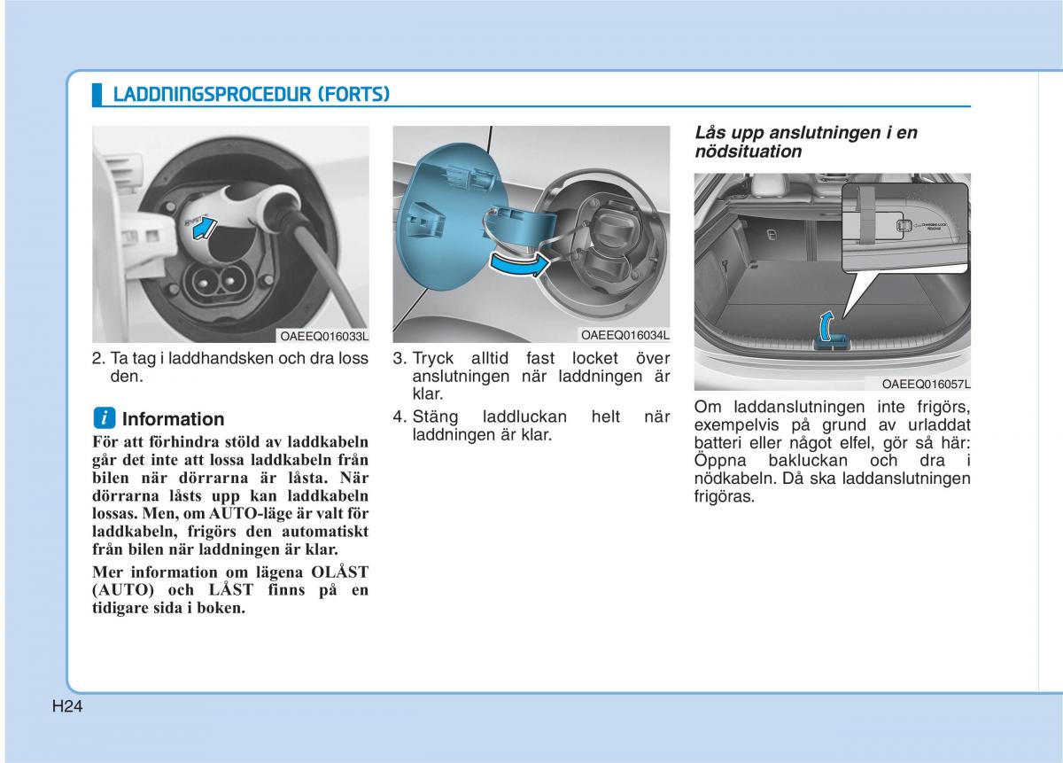 Hyundai Ioniq Electric instruktionsbok / page 31