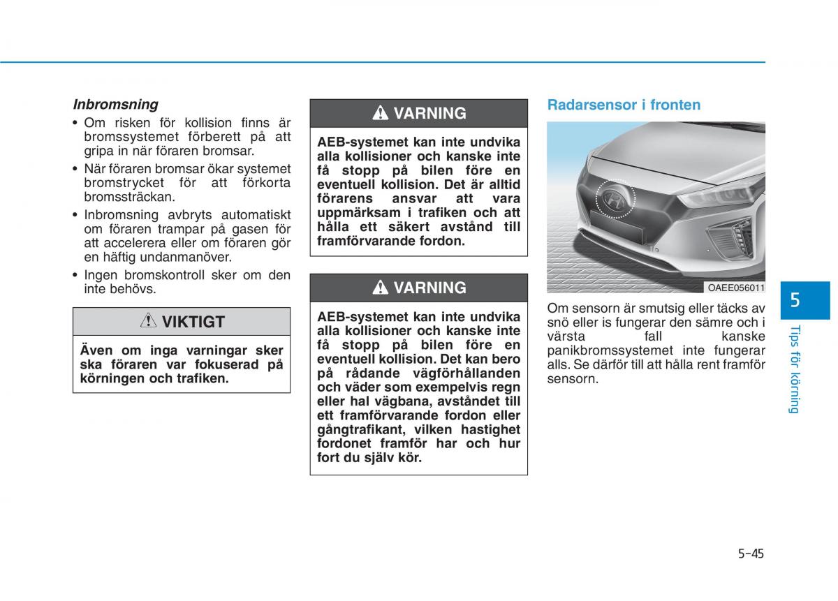 Hyundai Ioniq Electric instruktionsbok / page 330