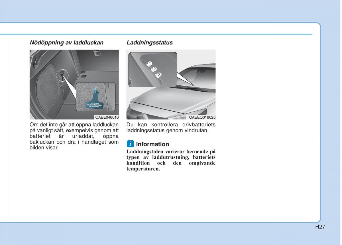 Hyundai Ioniq Electric instruktionsbok / page 34