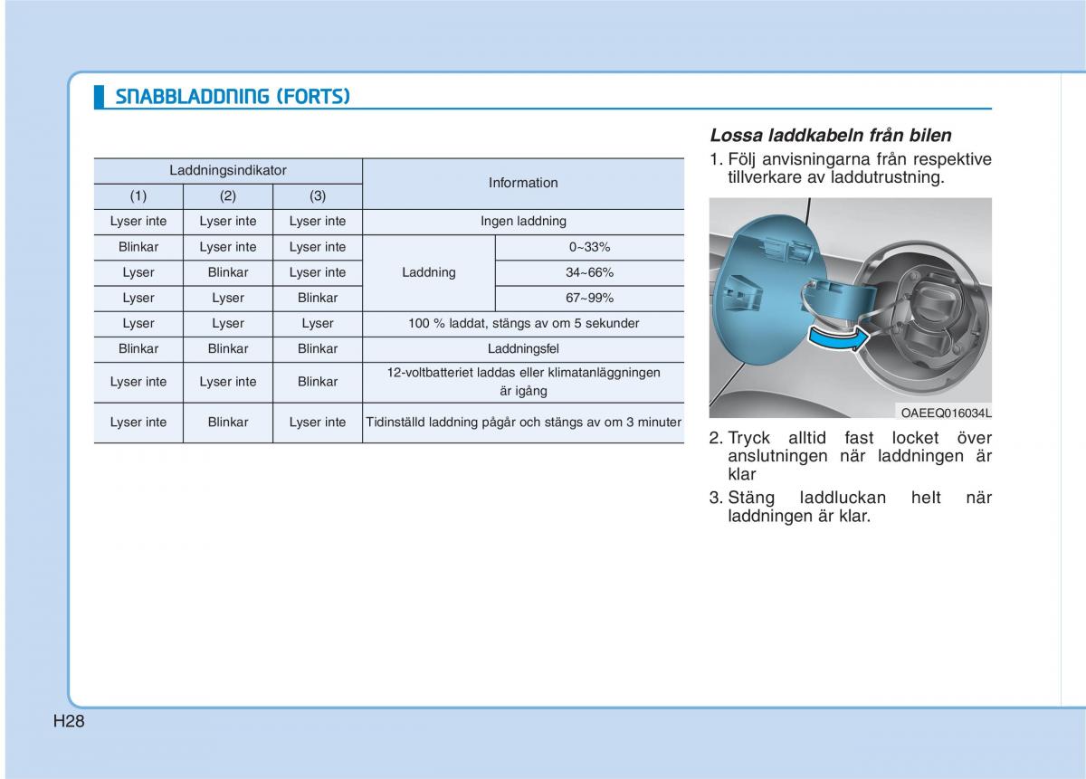 Hyundai Ioniq Electric instruktionsbok / page 35