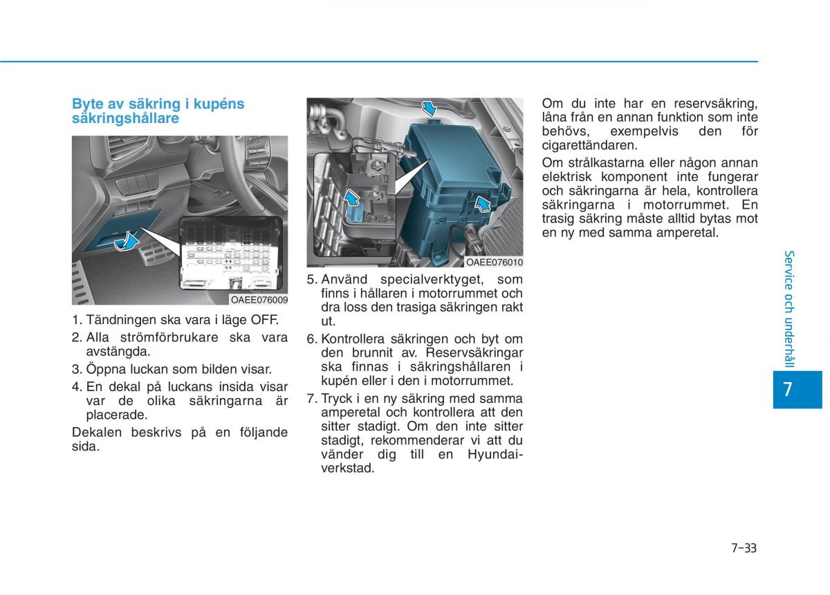 Hyundai Ioniq Electric instruktionsbok / page 432