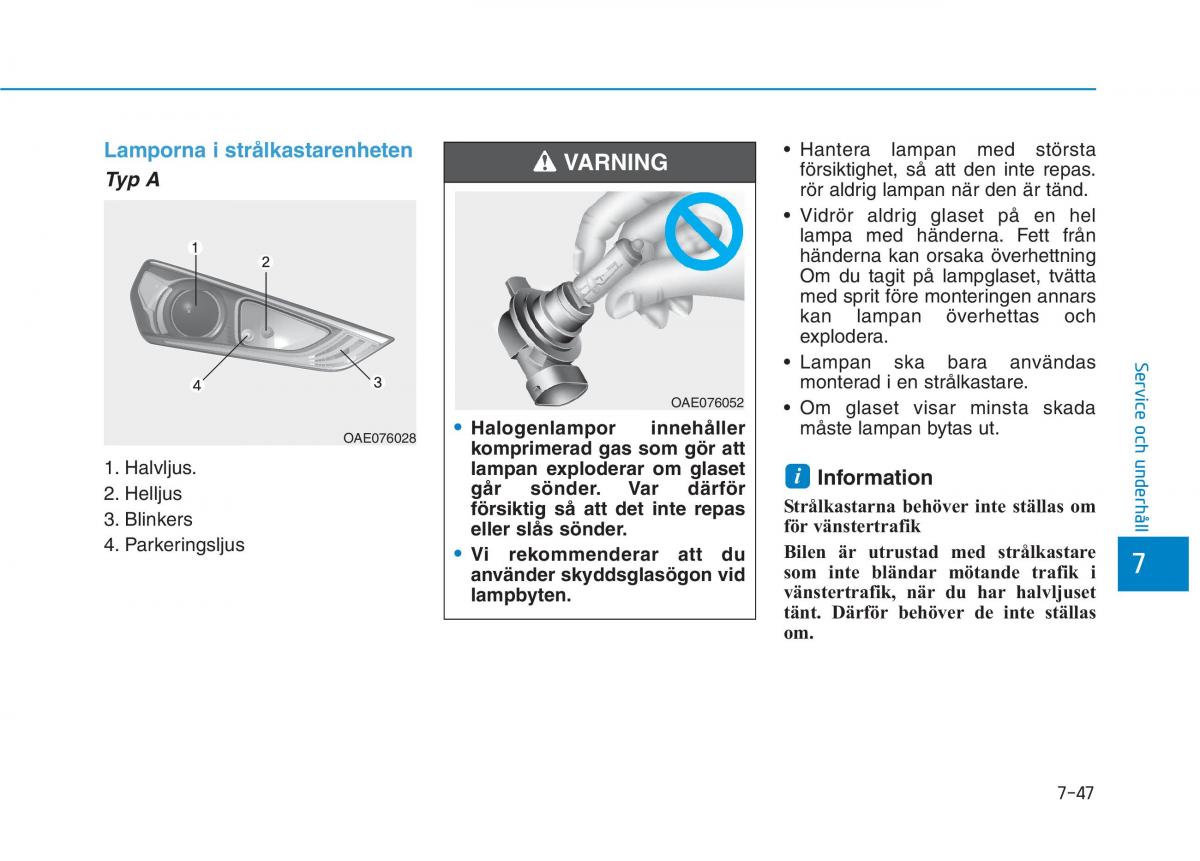 Hyundai Ioniq Electric instruktionsbok / page 446