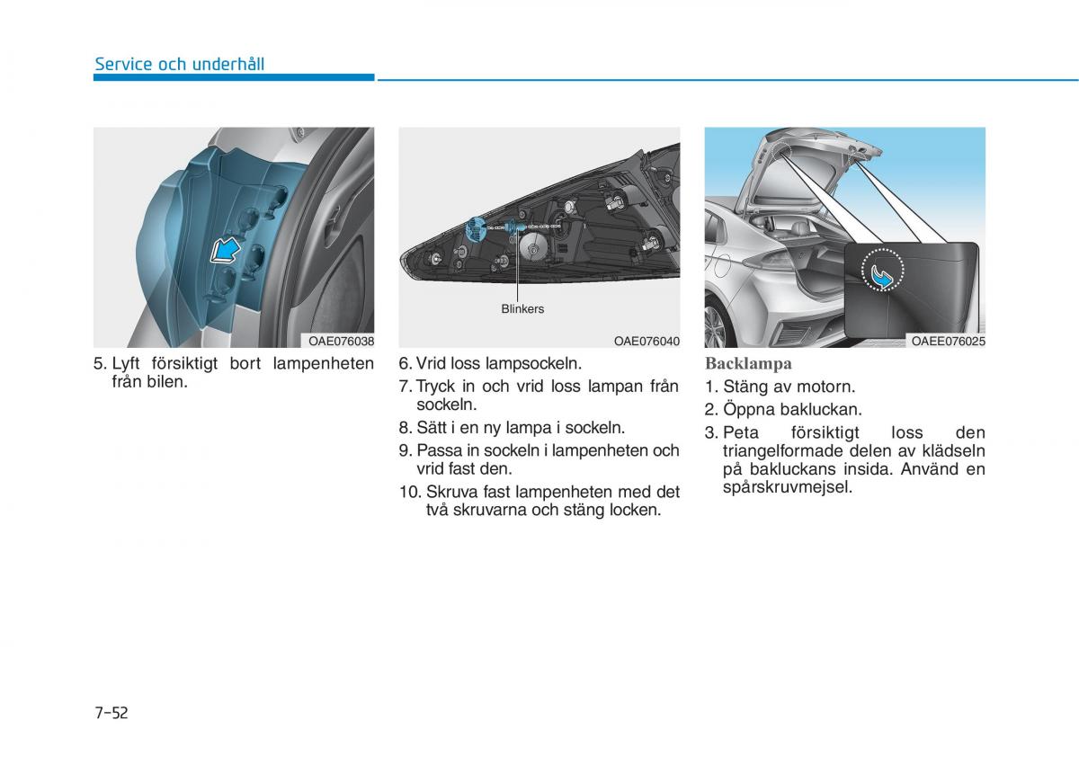 Hyundai Ioniq Electric instruktionsbok / page 451