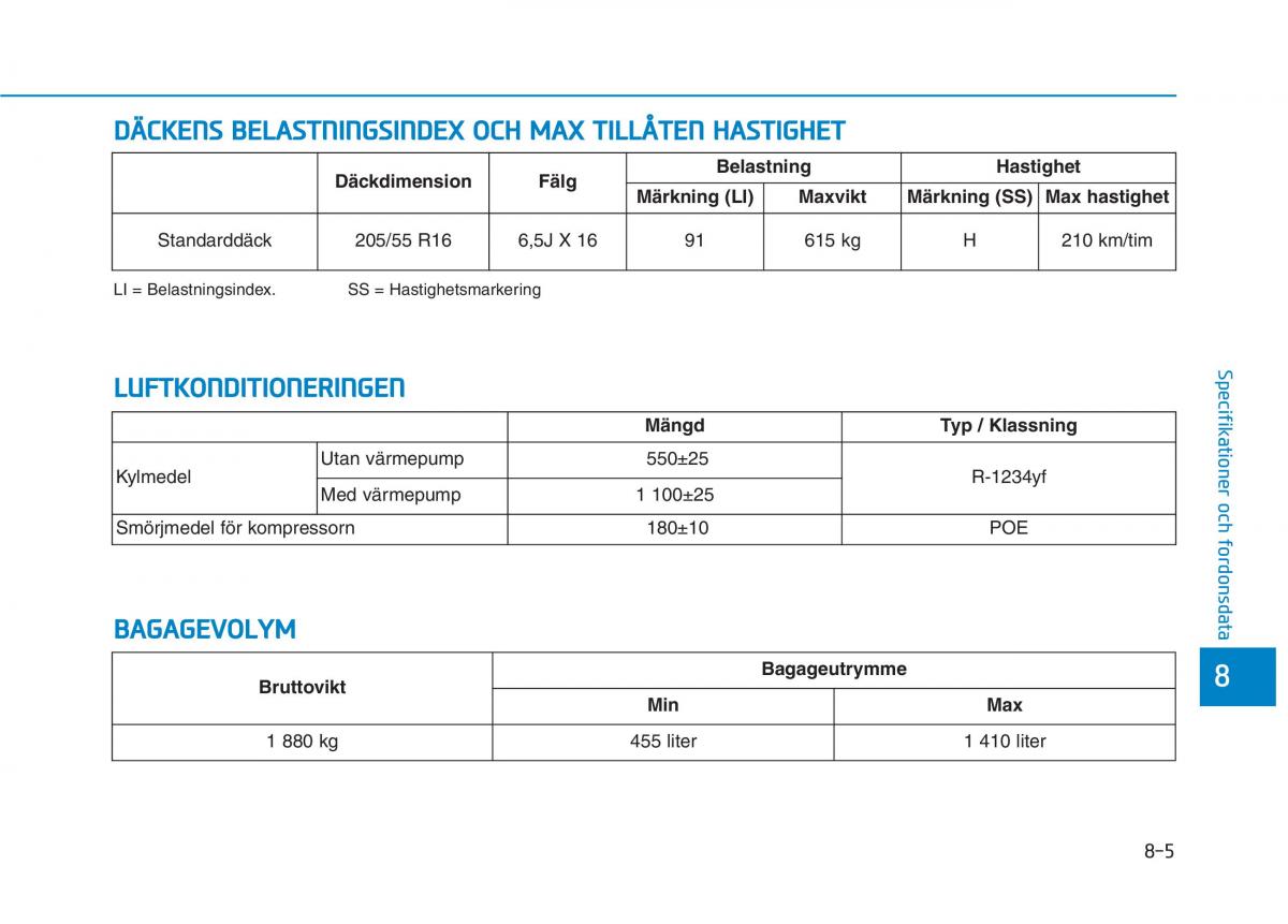 Hyundai Ioniq Electric instruktionsbok / page 466