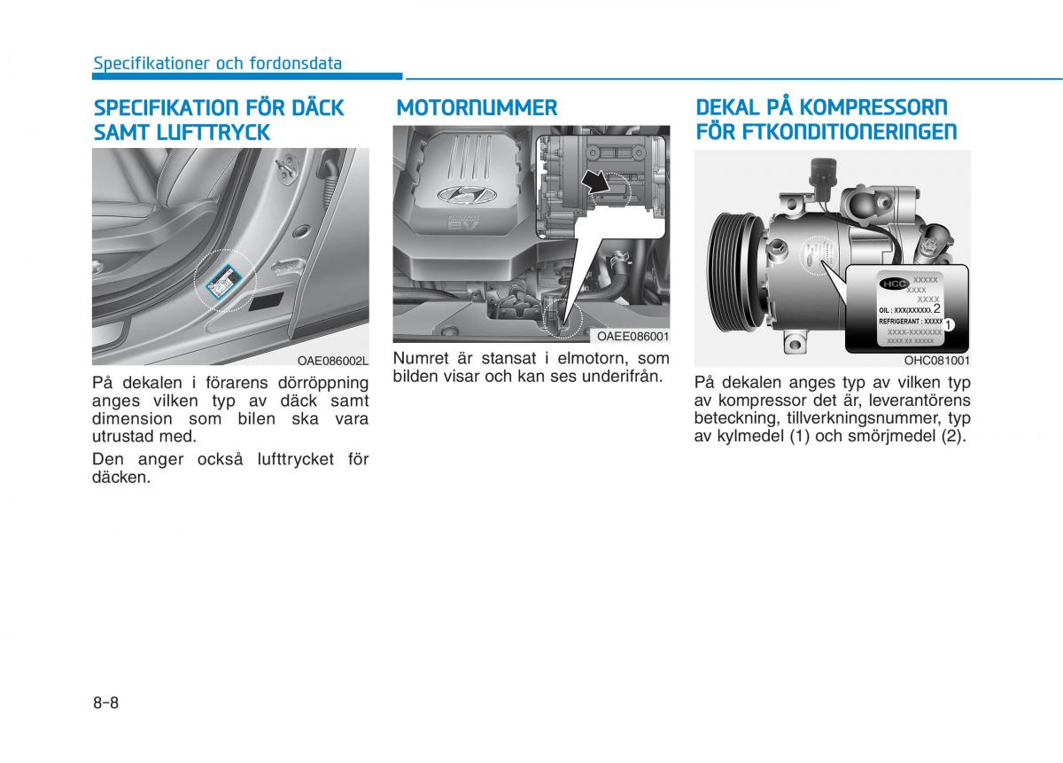 Hyundai Ioniq Electric instruktionsbok / page 469