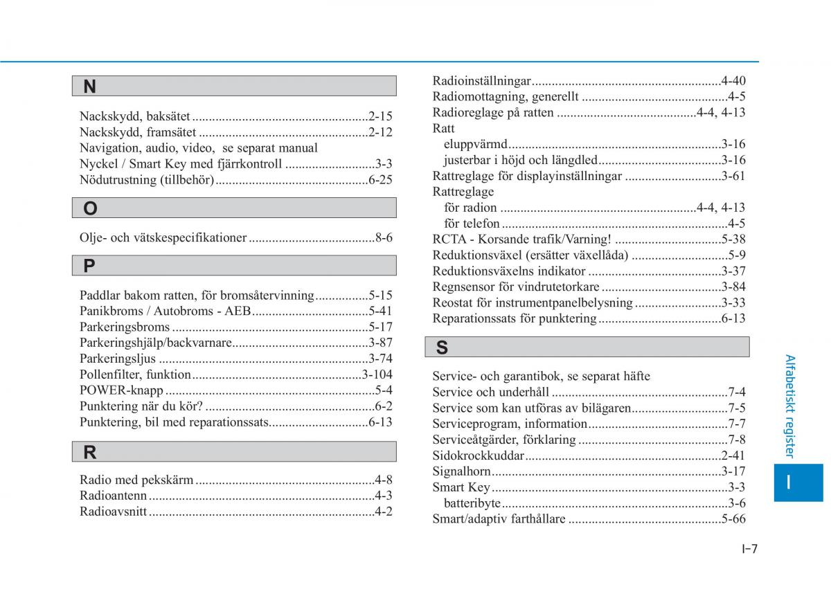 Hyundai Ioniq Electric instruktionsbok / page 477