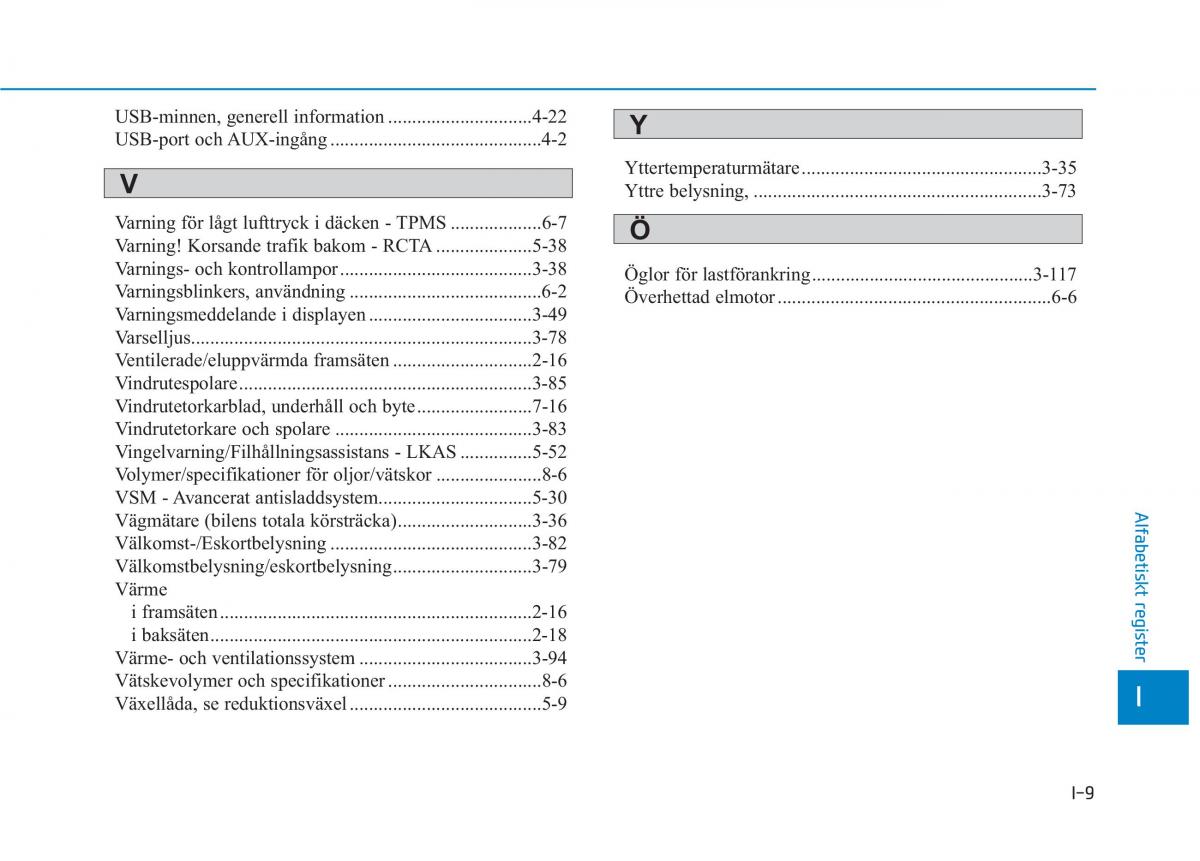 Hyundai Ioniq Electric instruktionsbok / page 479