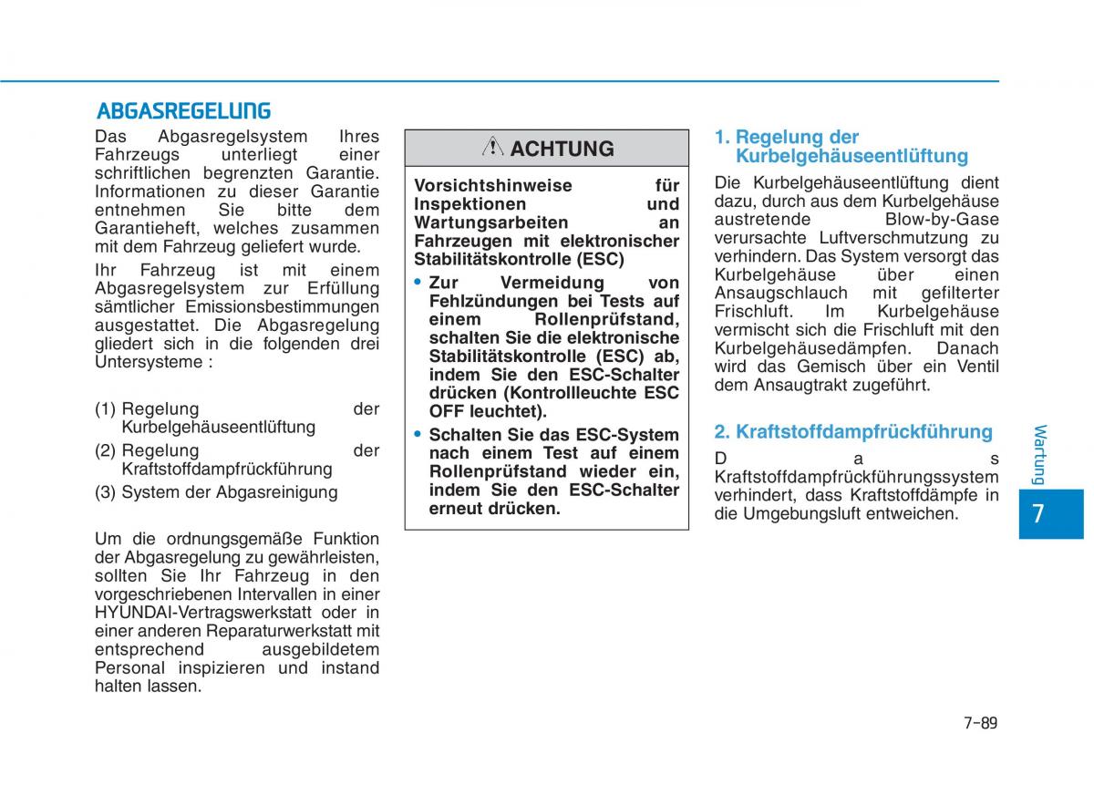 Hyundai Ioniq Hybrid Handbuch / page 550