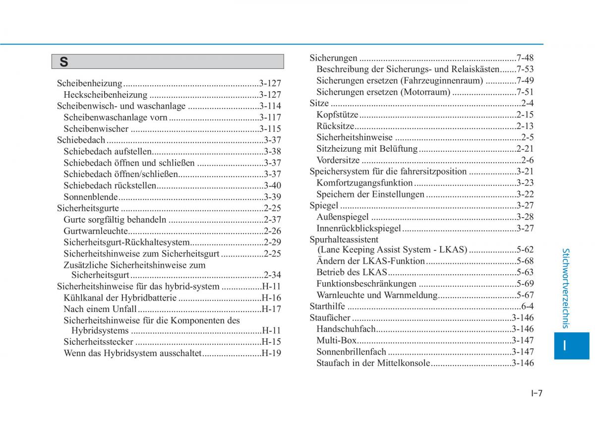 Hyundai Ioniq Hybrid Handbuch / page 570