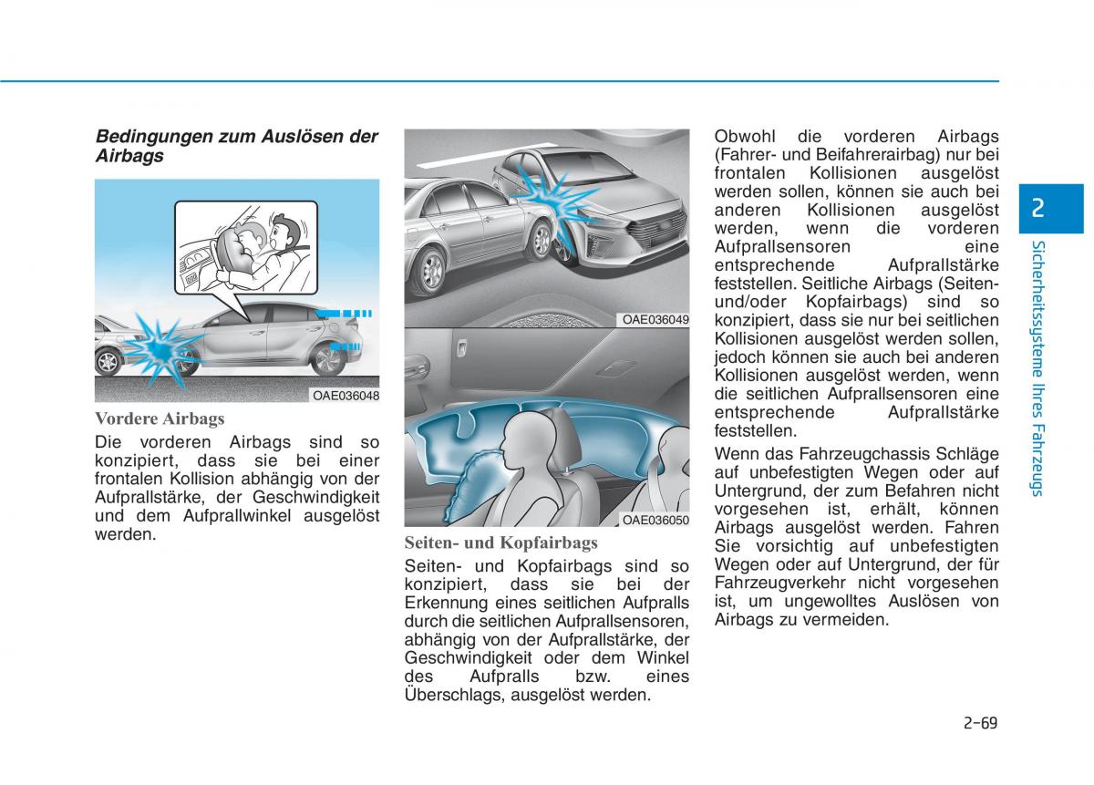 Hyundai Ioniq Hybrid Handbuch / page 105