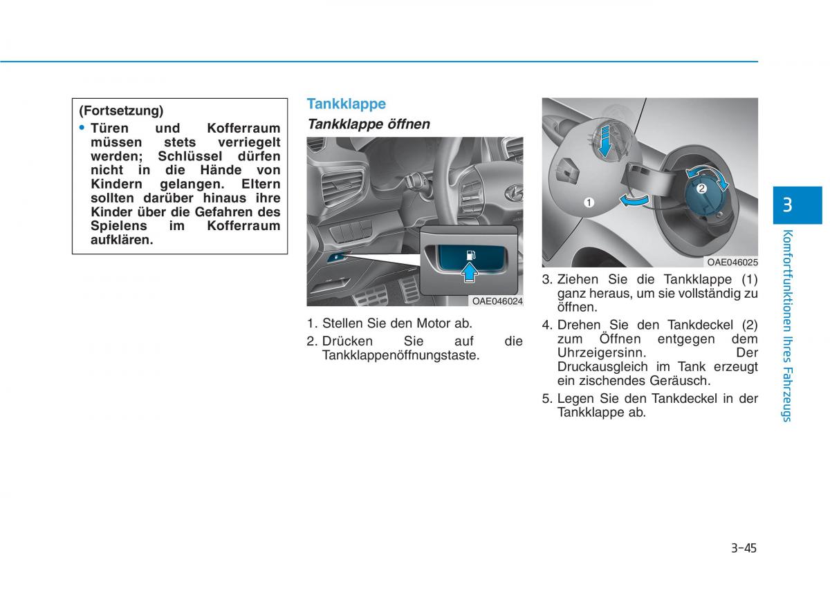 Hyundai Ioniq Hybrid Handbuch / page 155