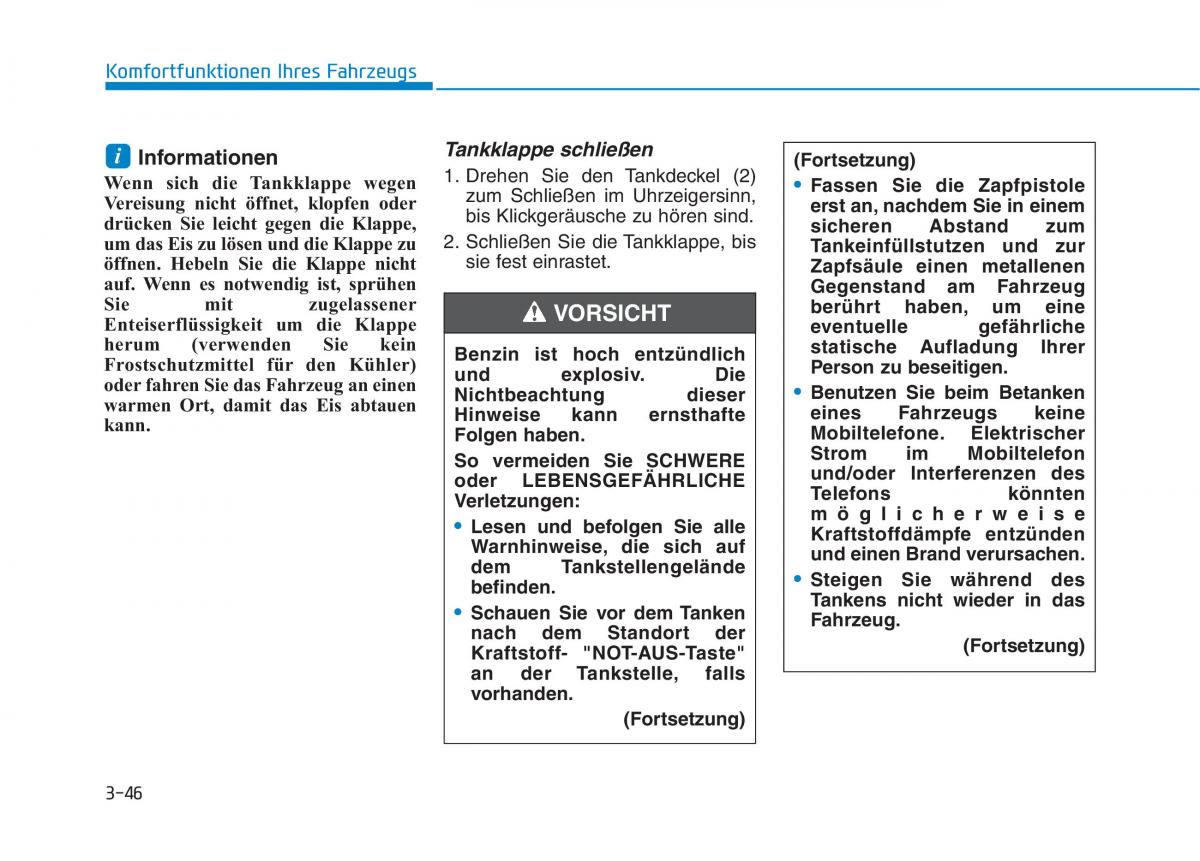 Hyundai Ioniq Hybrid Handbuch / page 156