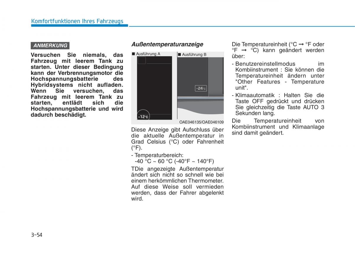 Hyundai Ioniq Hybrid Handbuch / page 164