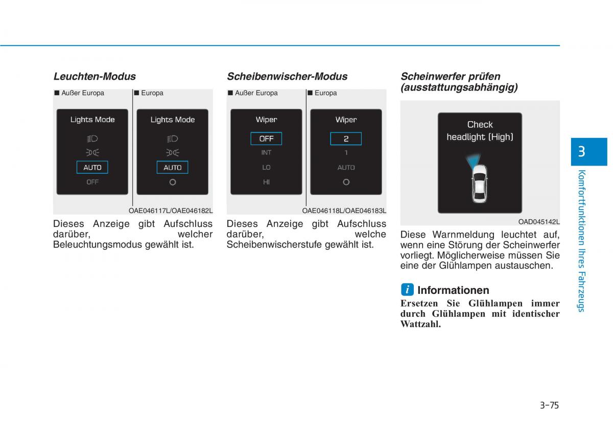 Hyundai Ioniq Hybrid Handbuch / page 185