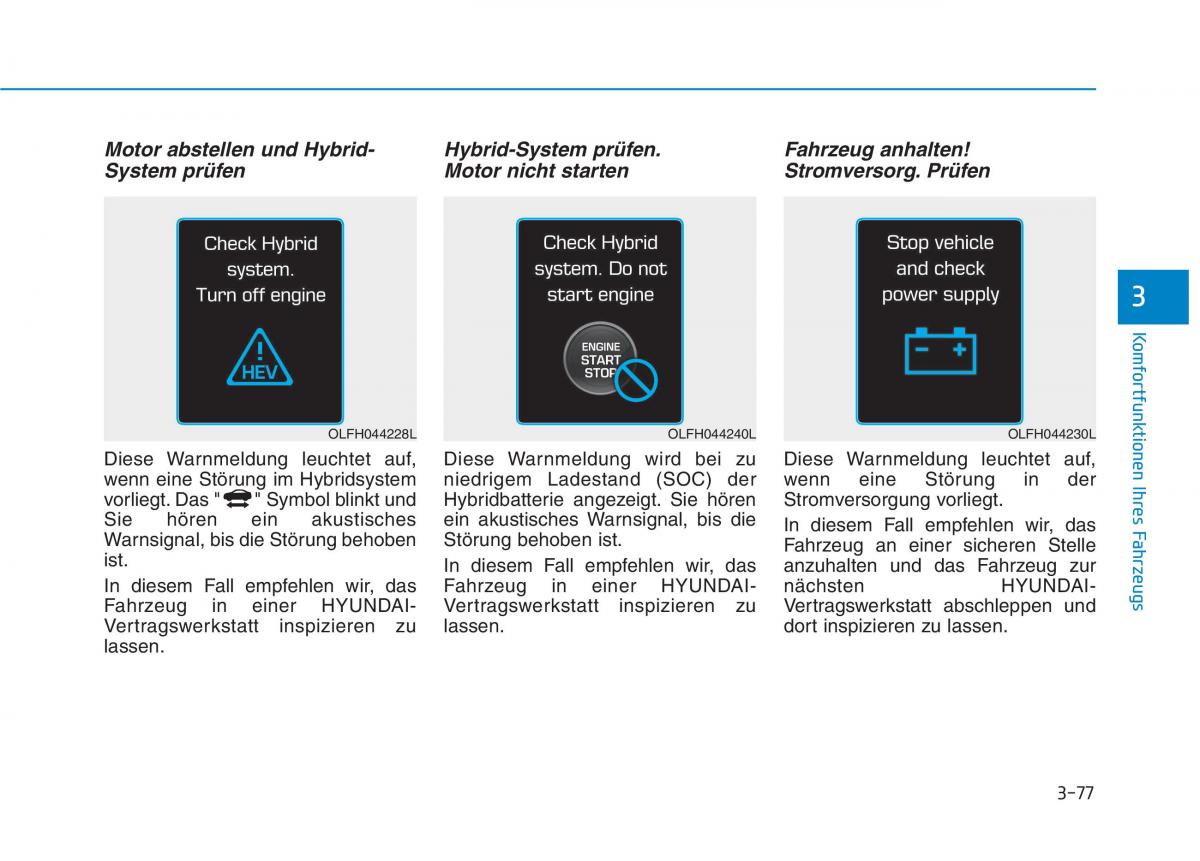 Hyundai Ioniq Hybrid Handbuch / page 187