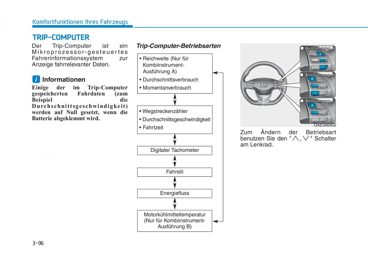 Hyundai Ioniq Hybrid Handbuch / page 206