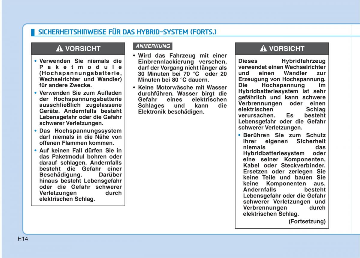 Hyundai Ioniq Hybrid Handbuch / page 25