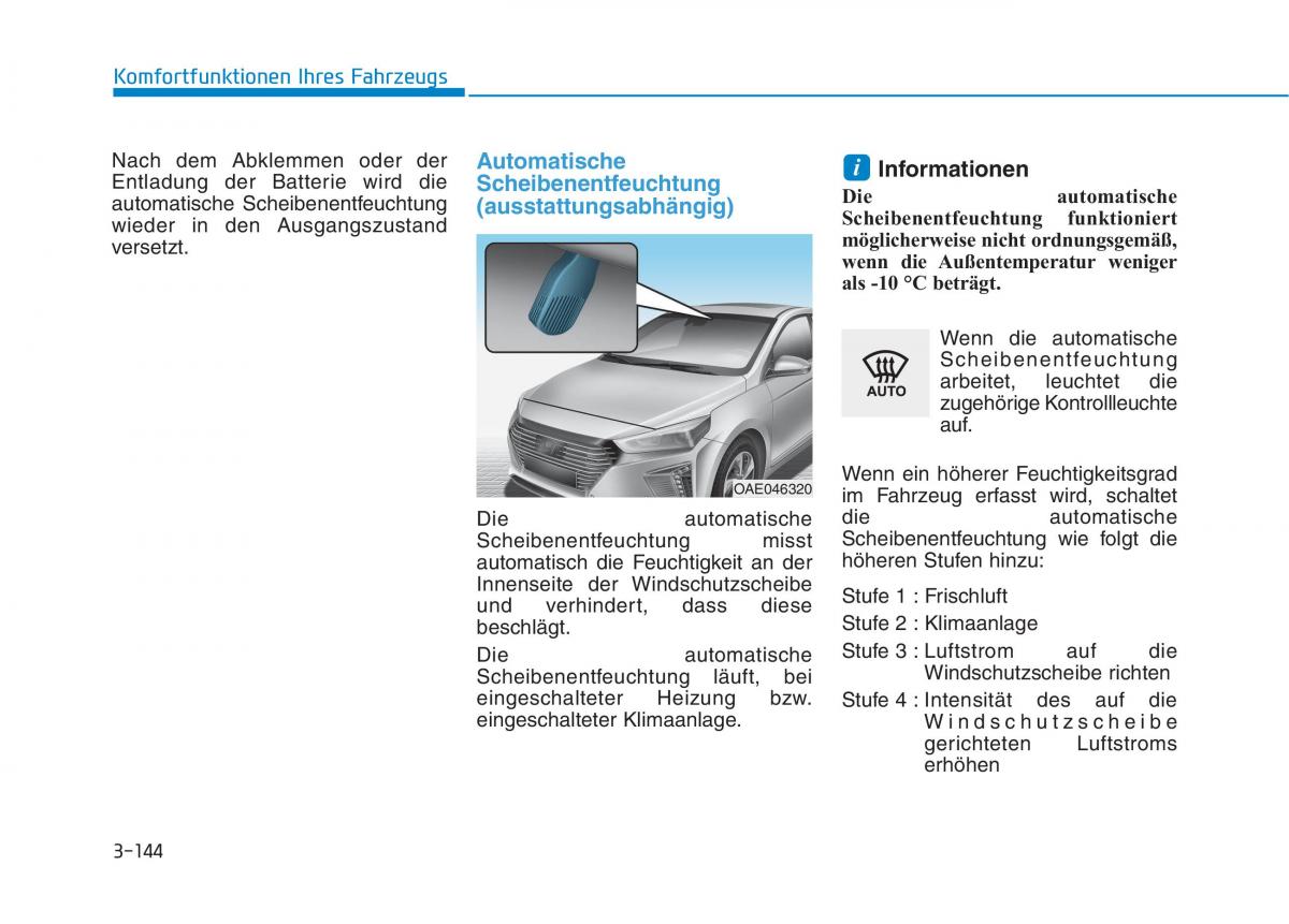 Hyundai Ioniq Hybrid Handbuch / page 254