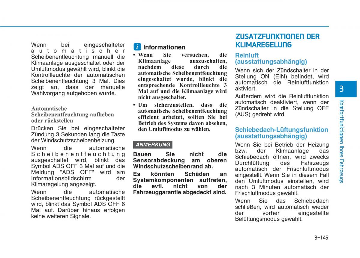 Hyundai Ioniq Hybrid Handbuch / page 255