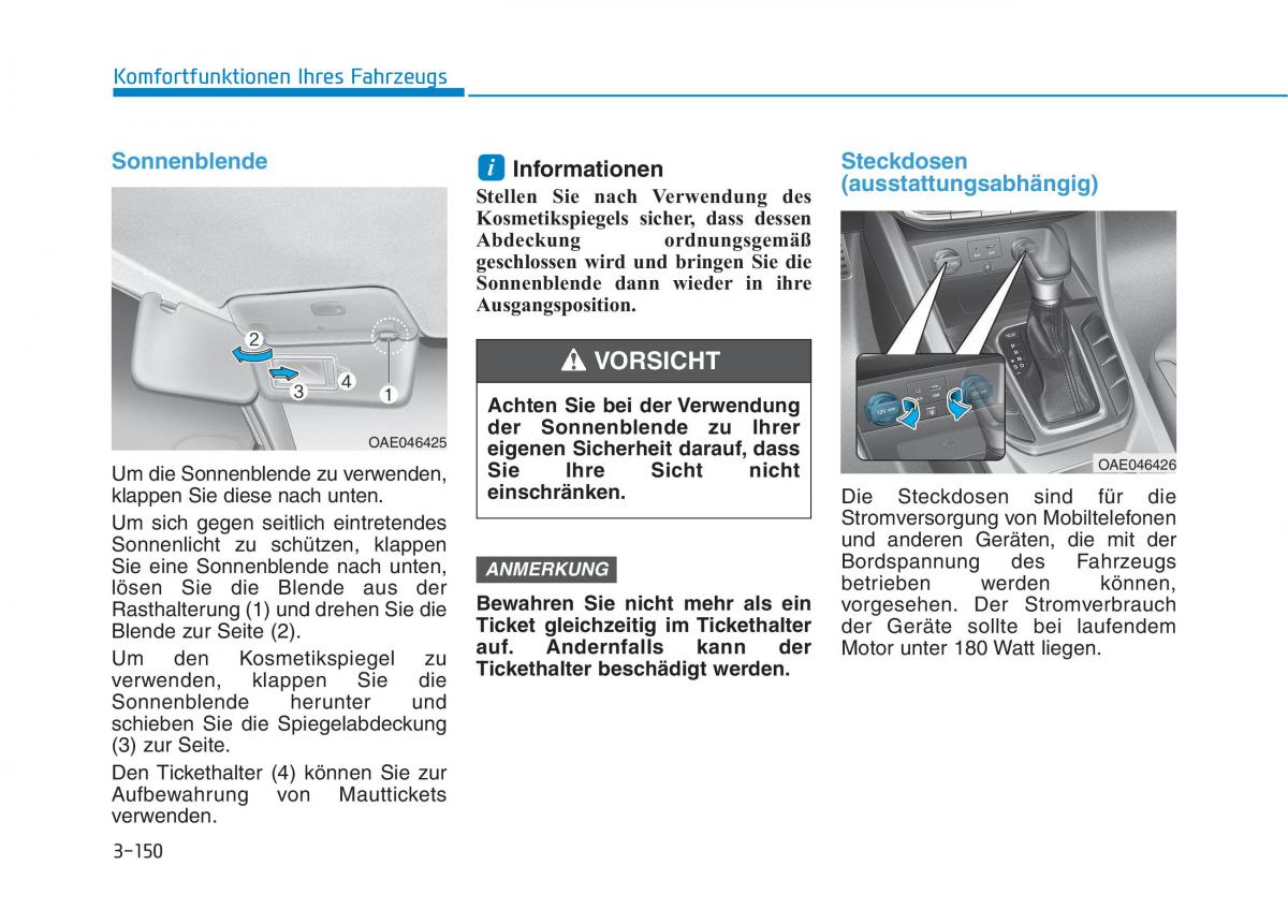 Hyundai Ioniq Hybrid Handbuch / page 260