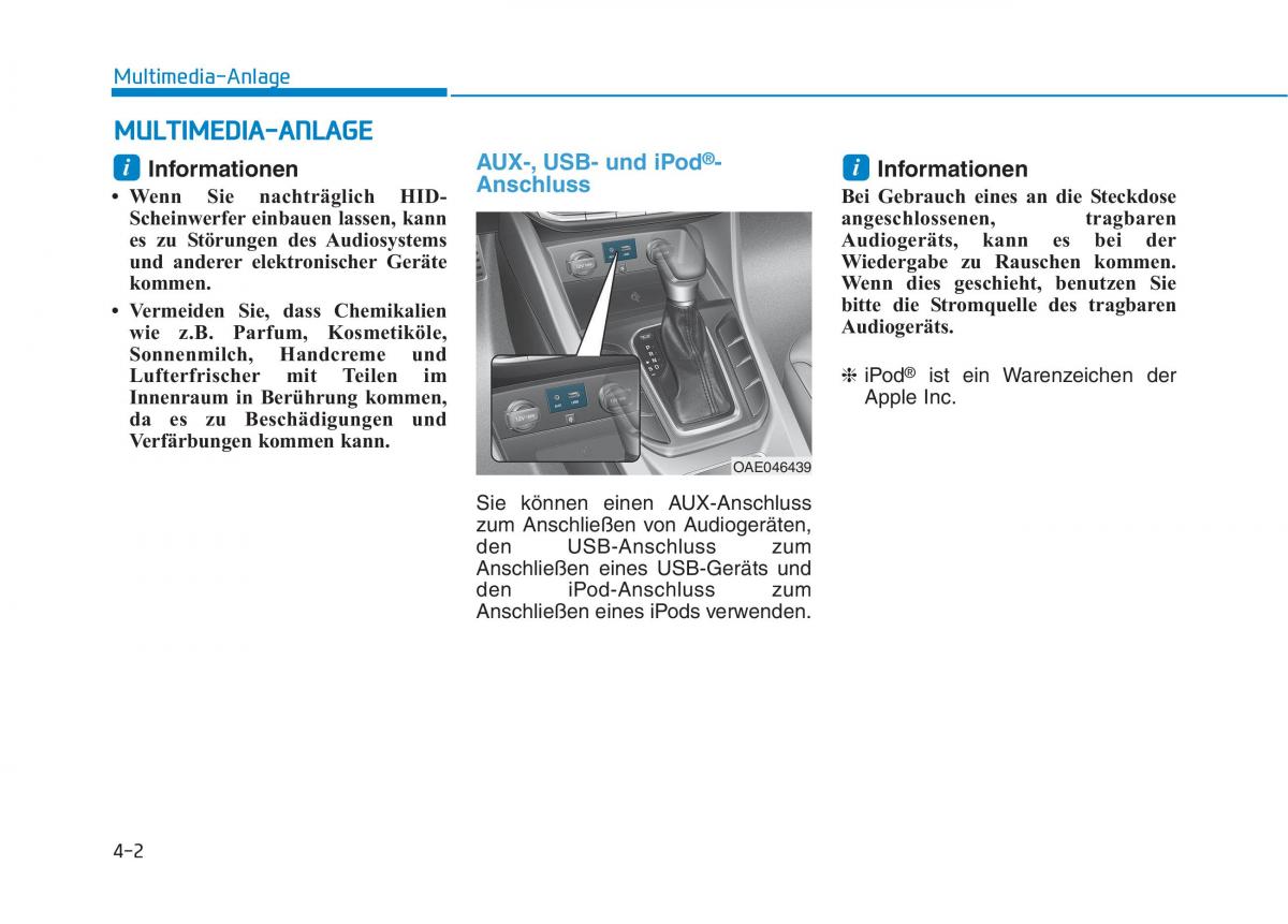 Hyundai Ioniq Hybrid Handbuch / page 268