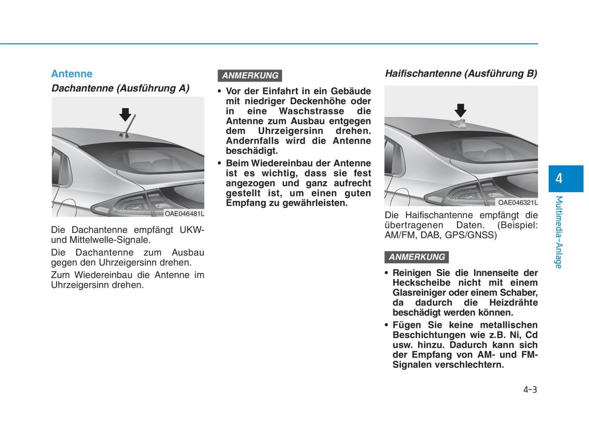 Hyundai Ioniq Hybrid Handbuch / page 269