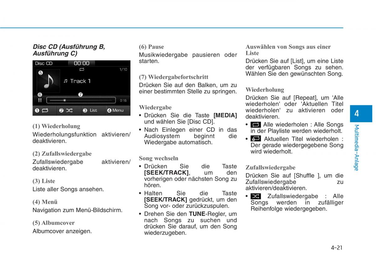 Hyundai Ioniq Hybrid Handbuch / page 287