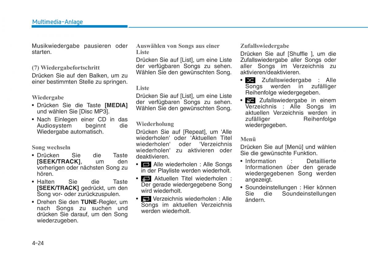 Hyundai Ioniq Hybrid Handbuch / page 290