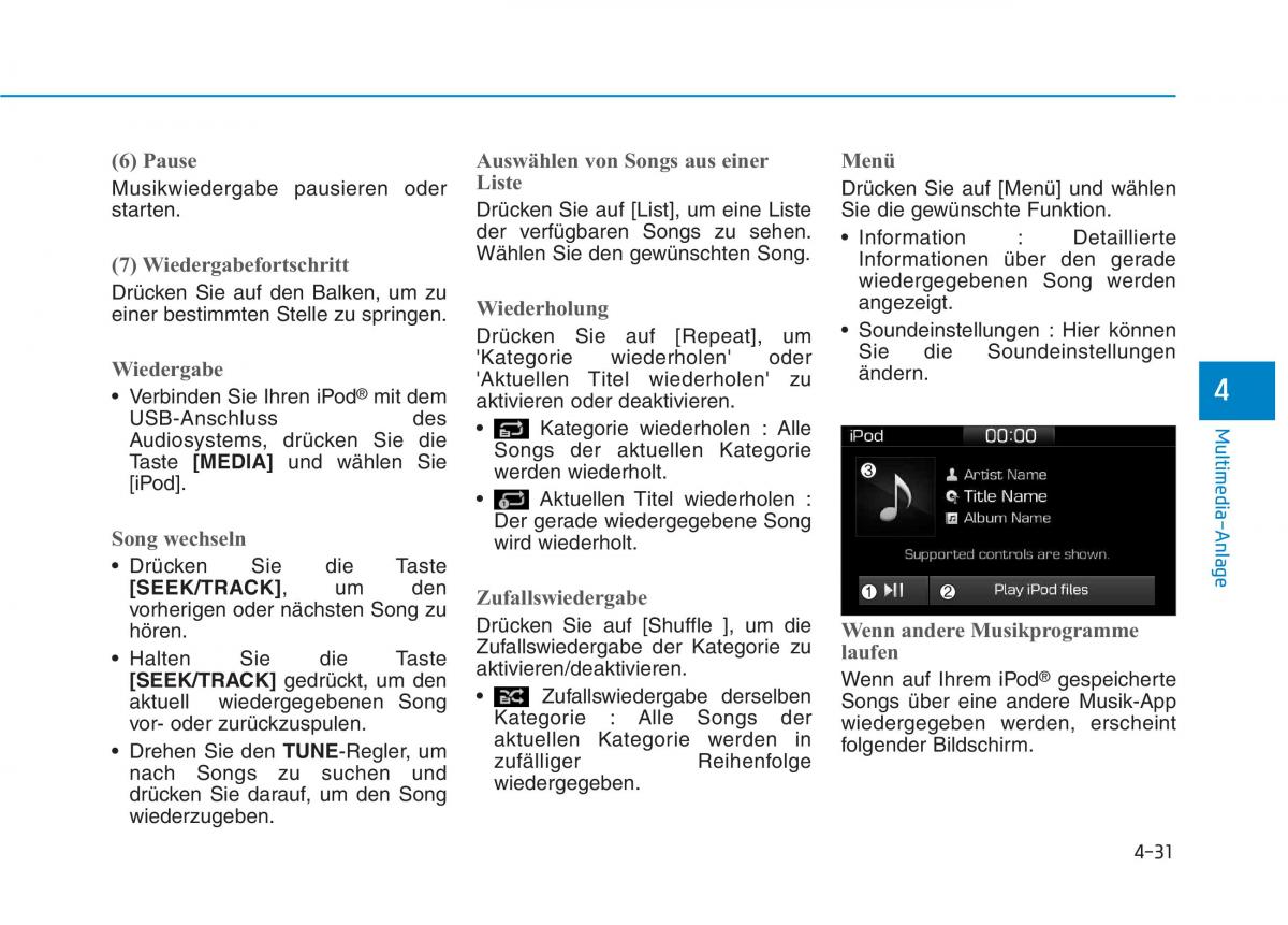 Hyundai Ioniq Hybrid Handbuch / page 297