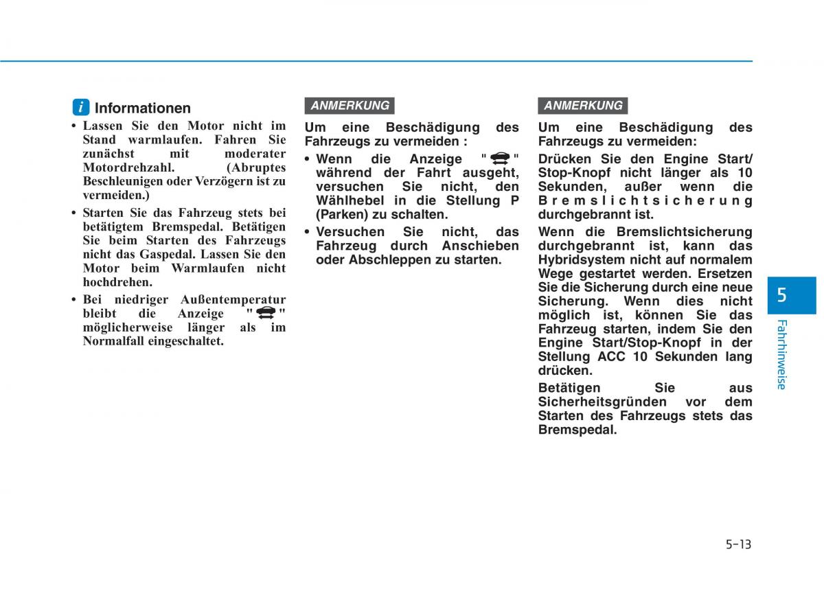 Hyundai Ioniq Hybrid Handbuch / page 328